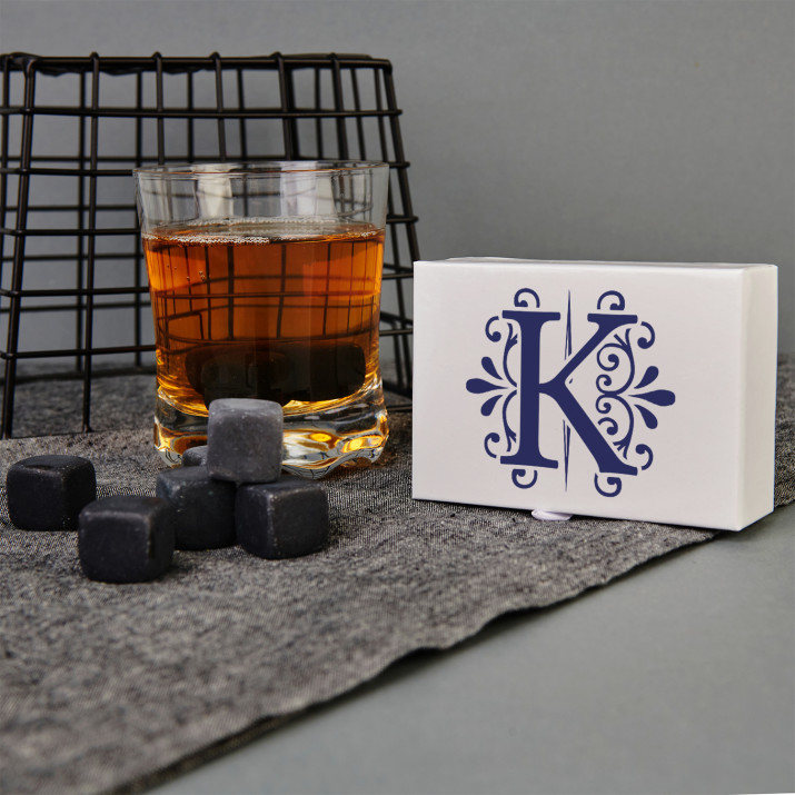 Monogram - Kamienie do whisky z nadrukiem
